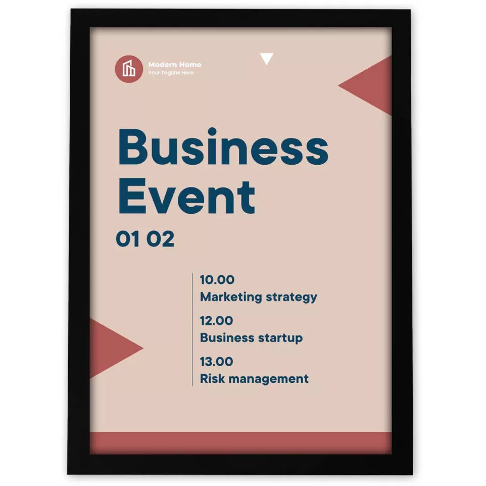 Europel Self-Adhesive Frame A3 Black...