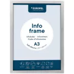 Europel cadre auto-collant ft A3, argent, paquet de 2 pièces