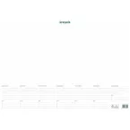 Brepols Desk Pad with Undated Weekly Calendar