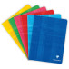 Clairefontaine cahier Metric, ft 17 x 22 cm, 96 pages, séyès, couleurs assorties