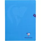 Clairefontaine schrift Mimesys voor ft A4+, 96 bladzijden, kaft in PP, seyès, blauw