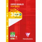 Clairefontaine liasse pour fardes Metric, ft A4, 9 trous, double, 300 pages, séyès