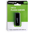 Integral USB stick 3.0 Black, 1 TB, zwart