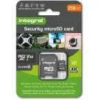 Integral Security carte mémoire microSDXC, Class 10 V30 , 256 Go