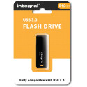 Integral USB stick 3.0 Black, 512 GB, zwart