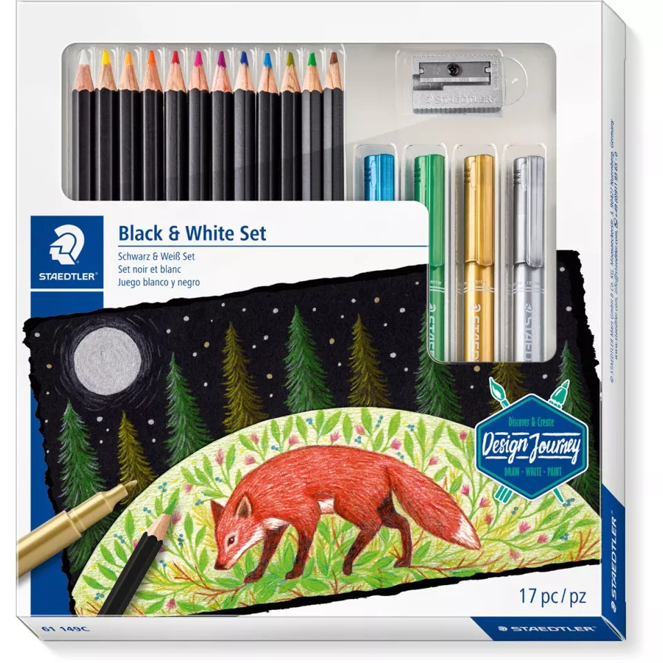 Staedtler set noir et blanc, set de...