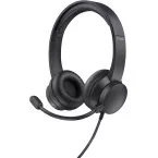 Trust HS-150 Wired On-Ear Headset for PC, Tablets and Smartphones