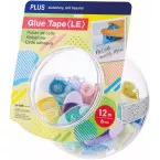 Adhesive Tape Roller 12m x 6mm Display of 30 Assorted Colors