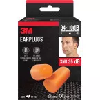 3M 1100 Earplugs Noise Reduction Up to 35 dB Pack of 30