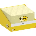 Post-it Notes, 100 vel, ft 76 x 127 mm, kanariegeel (canary yellow)