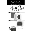 Yaka etui 3 in 1 kit, rood