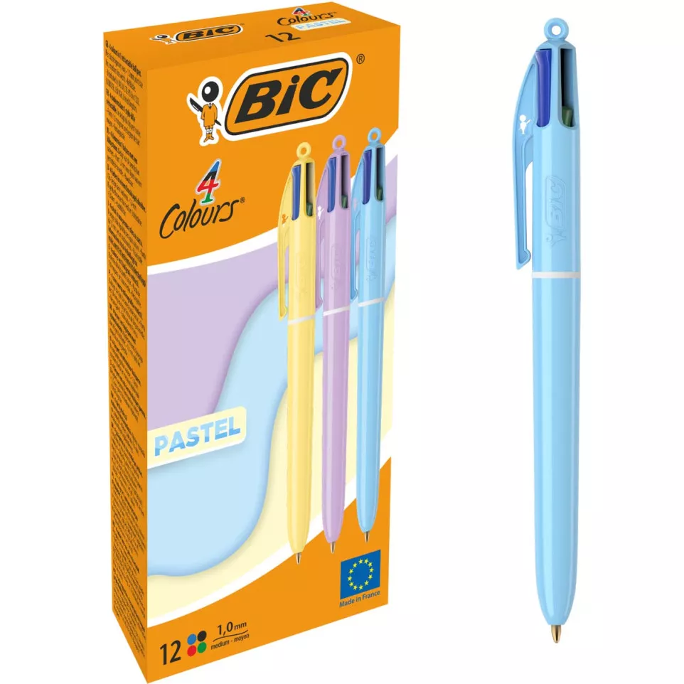 Bic 4 Colours Pastel stylo bille 4...