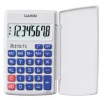 Casio zakrekenmachine Petite FX, wit