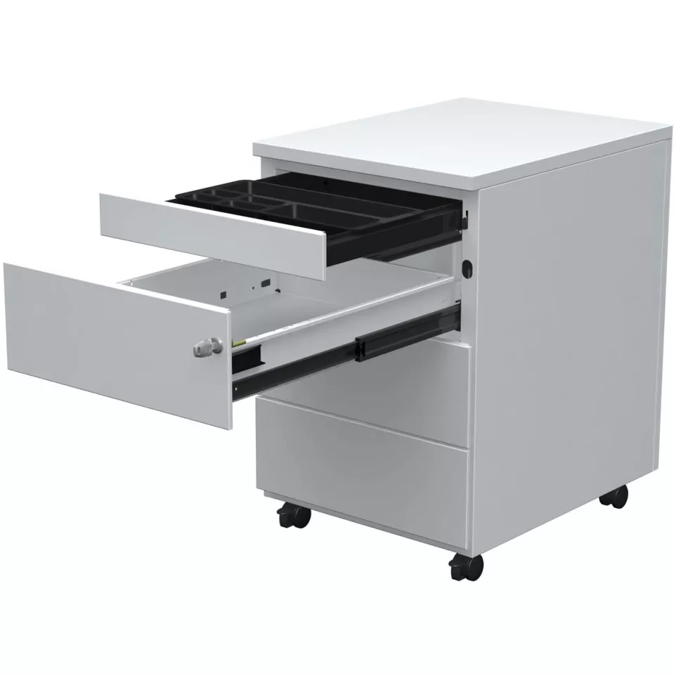 Caisson mobile, 3 tiroirs + tirette...