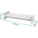 Leitz Ergo Monitor Stand Light Grey