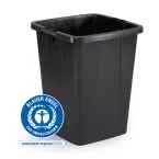 Waste bin DURABIN 90L square black