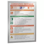 Durable Duraframe ft A3, argent, paquet de 6