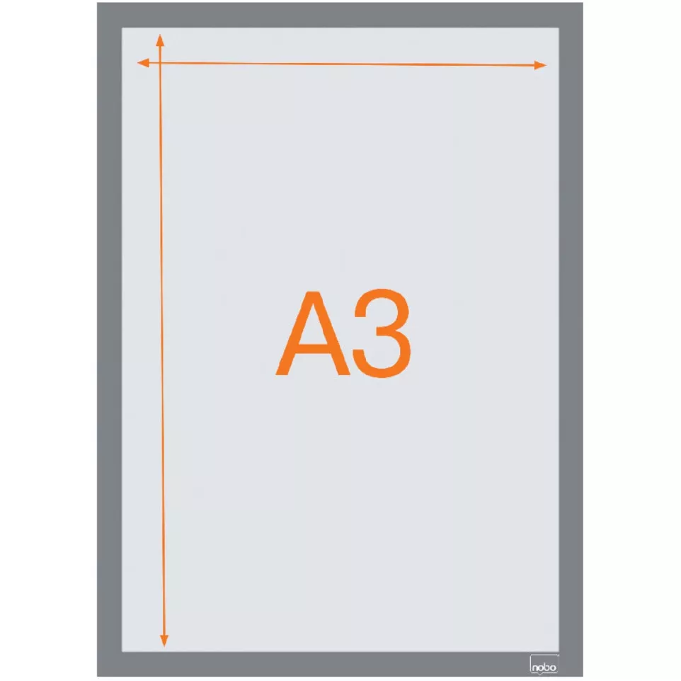 Nobo cadre magnétique autocollant A3,...