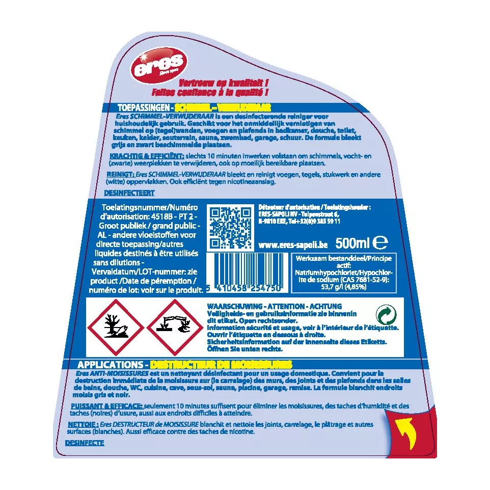 Eres Mold Remover Spray 500 ml