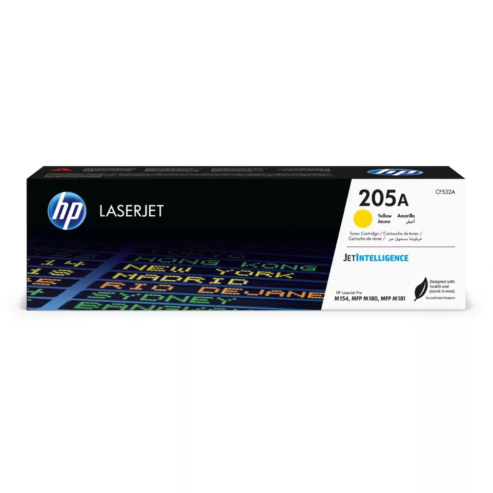 HP toner 205A, 900 pages, OEM CF532A,...
