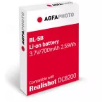 AgfaPhoto BL-5B Replacement Battery for Realishot DC8200 Digital Camera