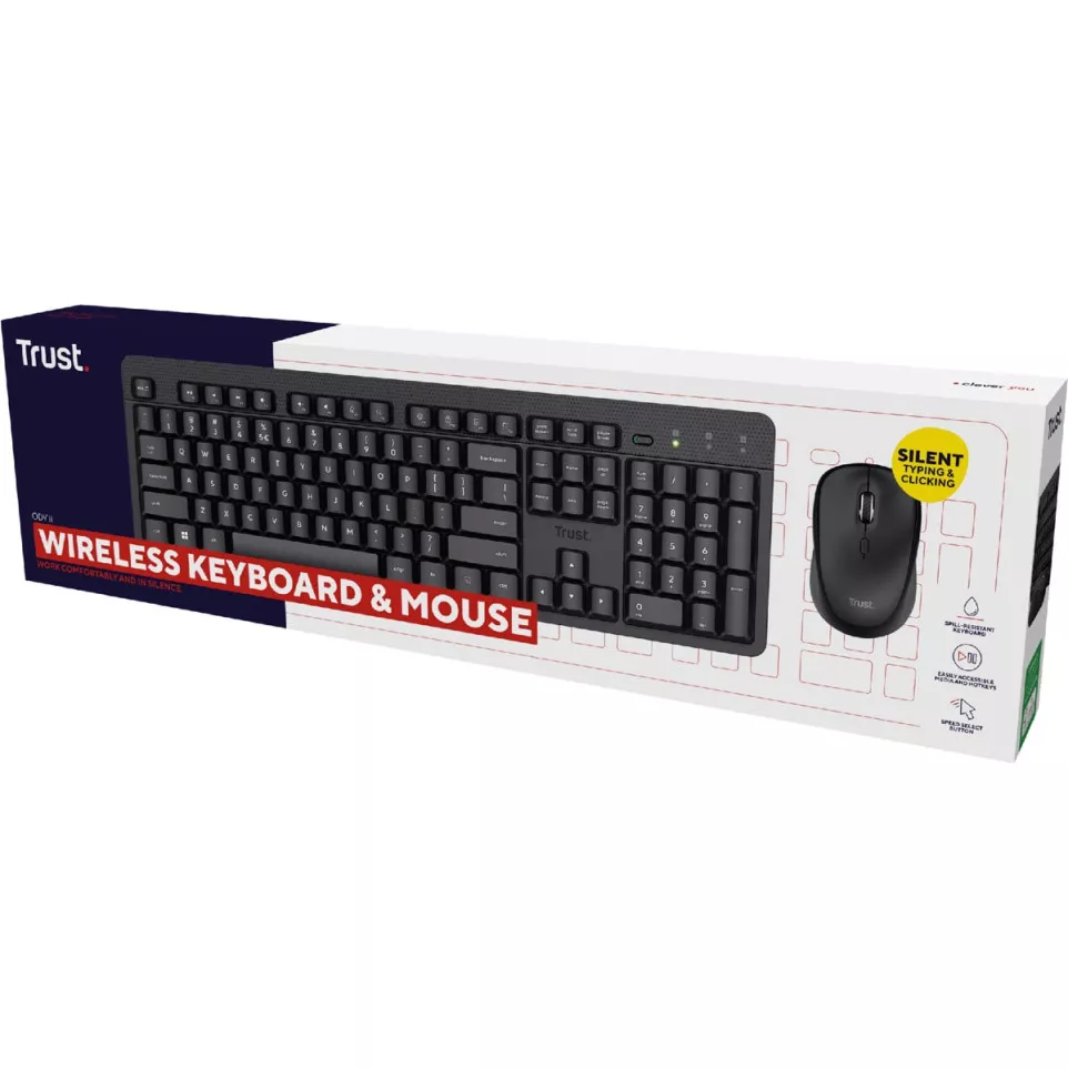 Trust Ody II clavier silencieux et...