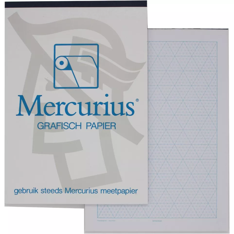 Mercurius Isometric Graph Paper 50...