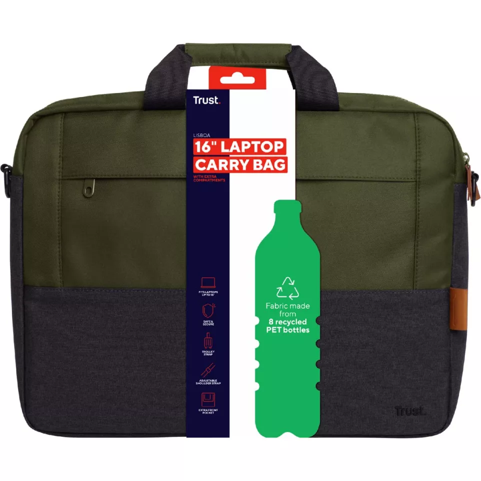 Trust Lisboa Laptop Bag for 16-Inch...