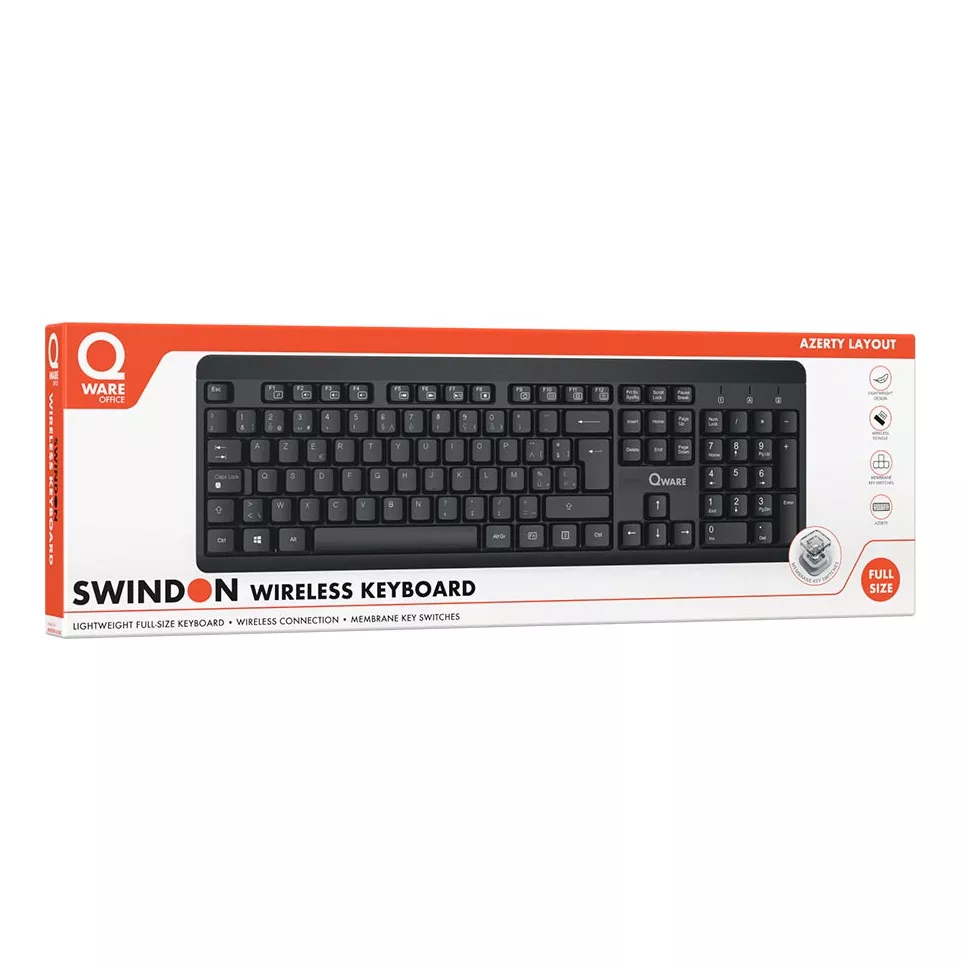 Qware clavier sans fil Swindon, qwerty