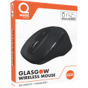 Qware souris sans fil Glasgow, noir