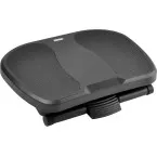 DESQ Anti-Slip Footrest Adjustable to 3 Heights Black
