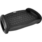 Desq adjustable footrest with two height settings and rocking motion black
