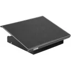 DESQ Metal Footrest, 3 Adjustable Heights, Heavy Duty, Black