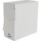 Rillprint étiquettes rondes, diamètre 35 mm, rouleau de 500 pièces, transparent