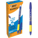 BIC Gel-ocity Illusion Blue Retractable Gel Pen