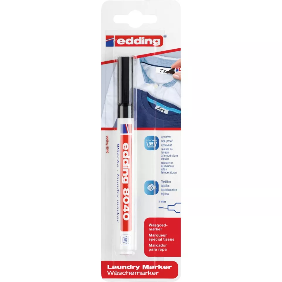 Edding marqueur tissus, e-8040/1...