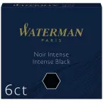 Waterman Black Ink Cartridges Pack of 6
