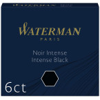 Waterman inktpatronen zwart 6X