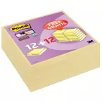 Post-it Super Sticky Notes, 3 x 3 in, Yellow, 90 Sheets per Pad, Pack of 24 (12 + 12 Free)