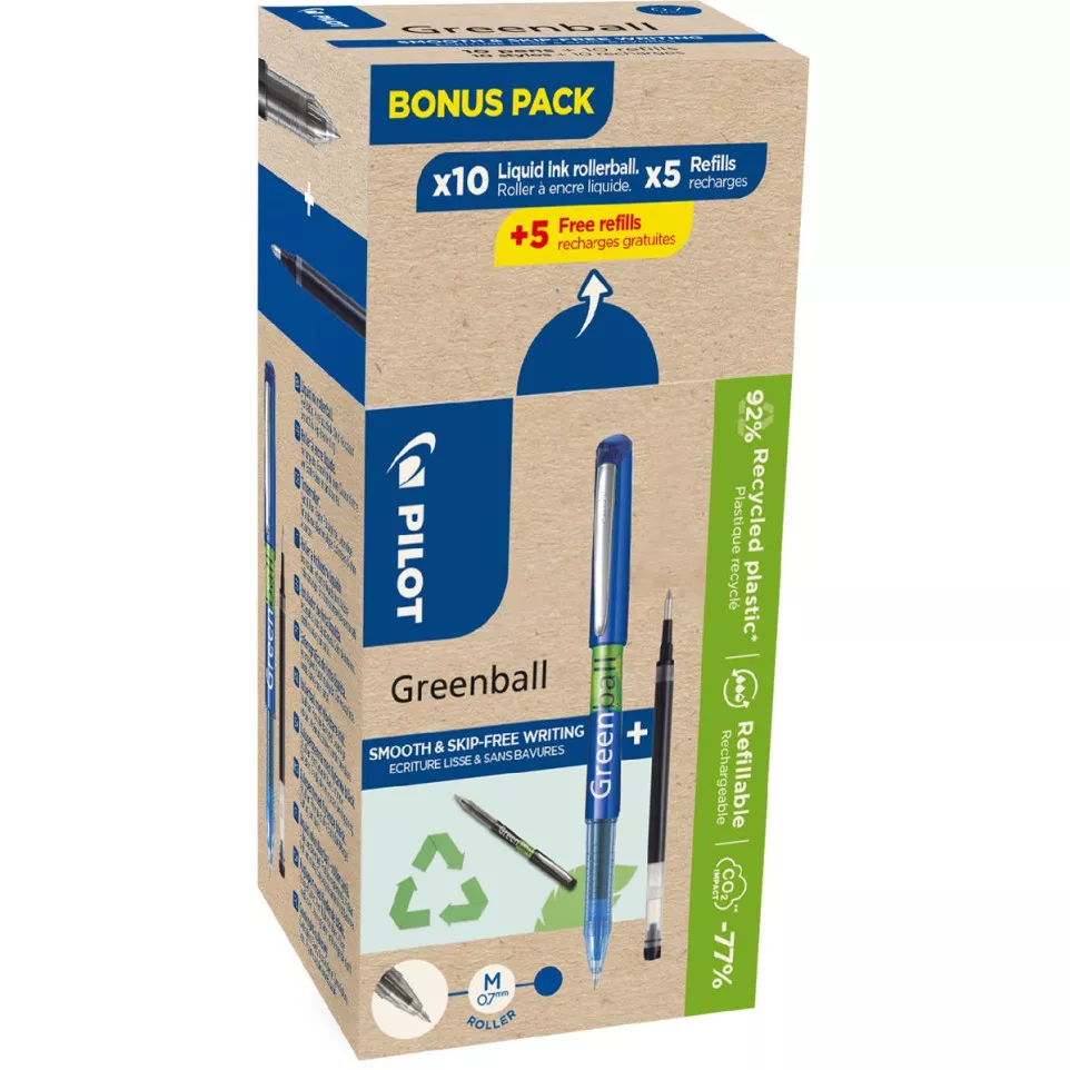 Pilot Greenball roller, medium punt,...