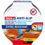Tesa ruban adhésif anti-dérapant, ft 5 m x 25 mm, noir
