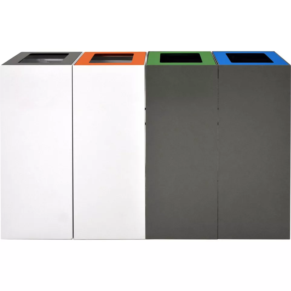 V-Part modulaire afvalbak 60 l, wit