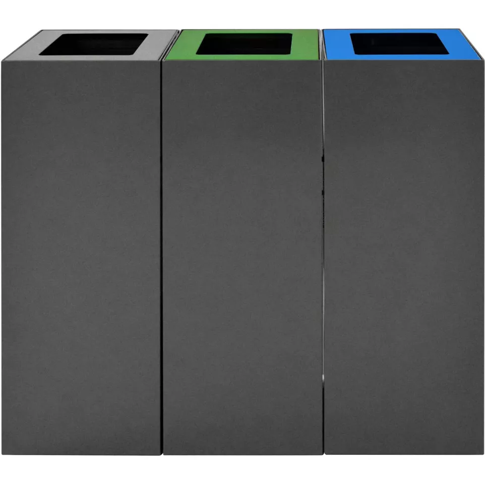 V-Part poubelle modulaire 60 l, gris