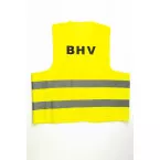 Fixfirst adult safety vest, yellow, XL, with BHV print