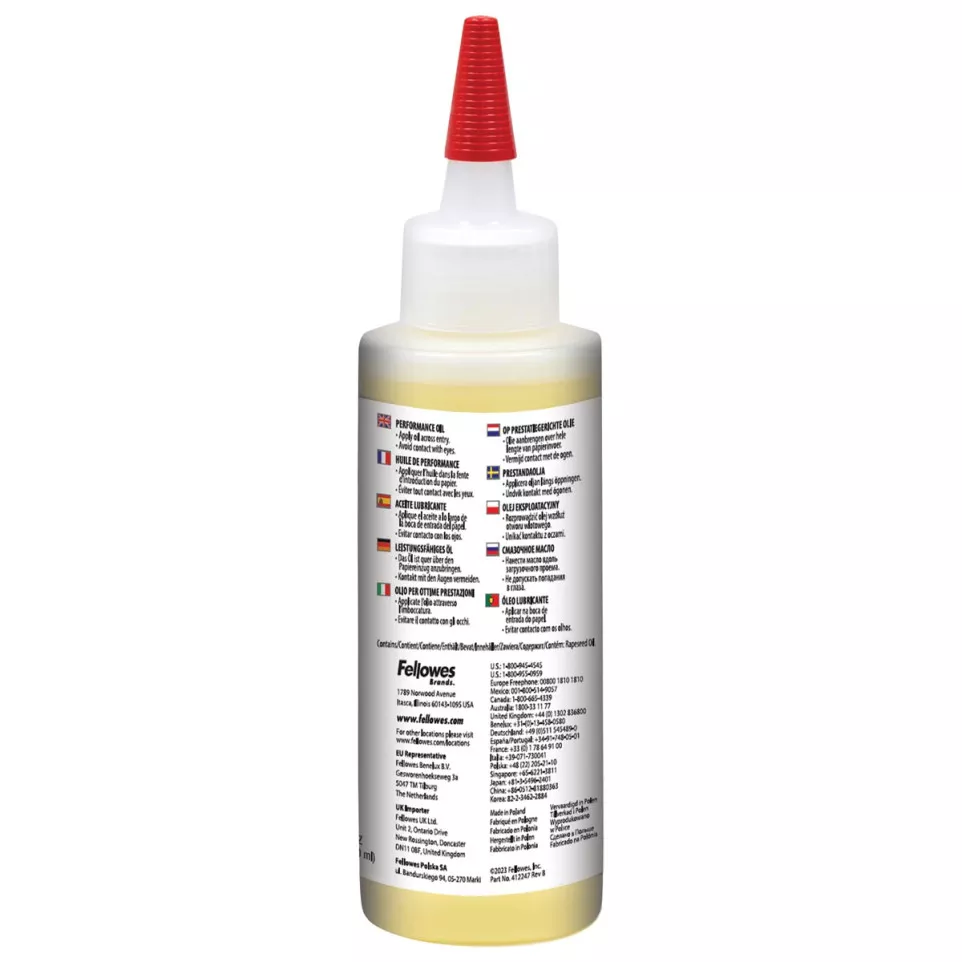 Fellowes huile pour destructeurs de...