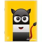 Aurora Writing 60 Draft Notebook 96 Sheets Ruled Monsters