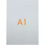 Nobo couvertures de reserve pour porte-affiche A1 (Nobo réf 1902206), paquet de 2 pièces