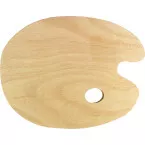 Kangaro Oval MDF Mixing Palette, 30 x 24 cm