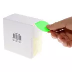 Rillprint round labels diameter 50 mm roll of 500 pieces fluorescent green