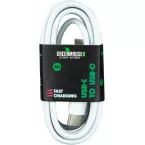 Greenmouse câble, USB-C/USB-C, 2 m, blanc